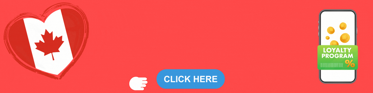 Banner promoting a loyalty program with a sparkling gold background, featuring icons for earning rewards, creating a wishlist, and accessing order history. The "Join our loyalty program" headline invites users to engage with exclusive member benefits.